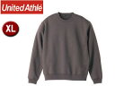 United Athle/ユナイテッドアスレ 10.0オンス クルーネックスェット(パイル)アダルト 【XL】 (チャコール)(4)