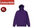 United Athle/ユナイテッドアスレ 10.0オンス T/Cスウェット プルオーバーパーカ(裏起毛)アダルト 【XL】 (パープル)(4)