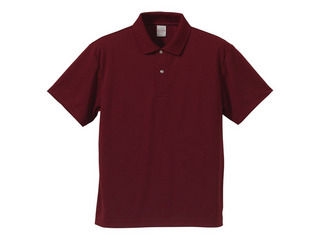 United Athle/ユナイテッドアスレ 4．1オンス ドライポロシャツ591001(バーガンディ)【S】