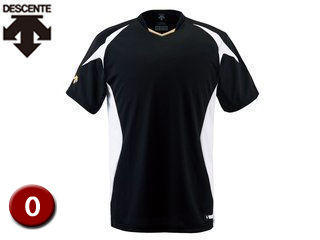デサント DESCENTE DB116-BKSW ベースボールシャツ 【O】 (ブラック×Sホワイト×Sゴールド)