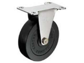 HAMMER ハンマーキャスター オールステンレス E型固定 ゴム車100mm 320ER-R100-BAR01