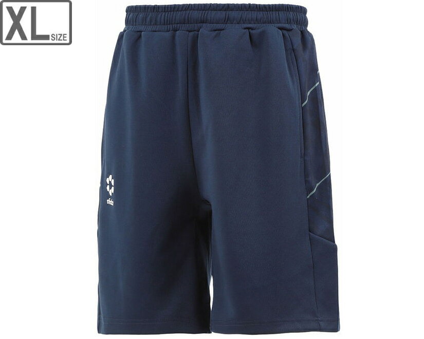 sfida スフィーダ 【ユニセックス】TEAMPRES ウォームアップハーフパンツ【XLサイズ】【NAVY】SA23806