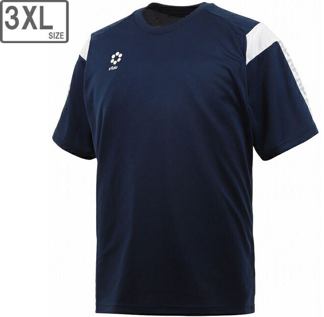 sfida スフィーダ 【ユニセックス】BP プラクティスシャツS/S '23【3XLサイズ】【NAVY】SA23816
