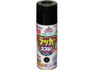 ASAHIPEN/アサヒペン アスペンラッカースプレー 420ml 黒 568526