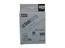MAX/マックス 【Bepop mini/ビーポップミニ】レタリテープ 6mm幅 透明 黒文字 LM-L506BC(2)