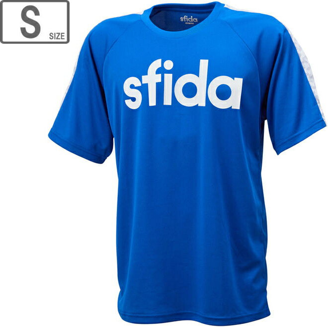 sfida スフィーダ 【ユニセックス】BPプラクティスシャツS/S LINE【Sサイズ】【BLU】SA21816