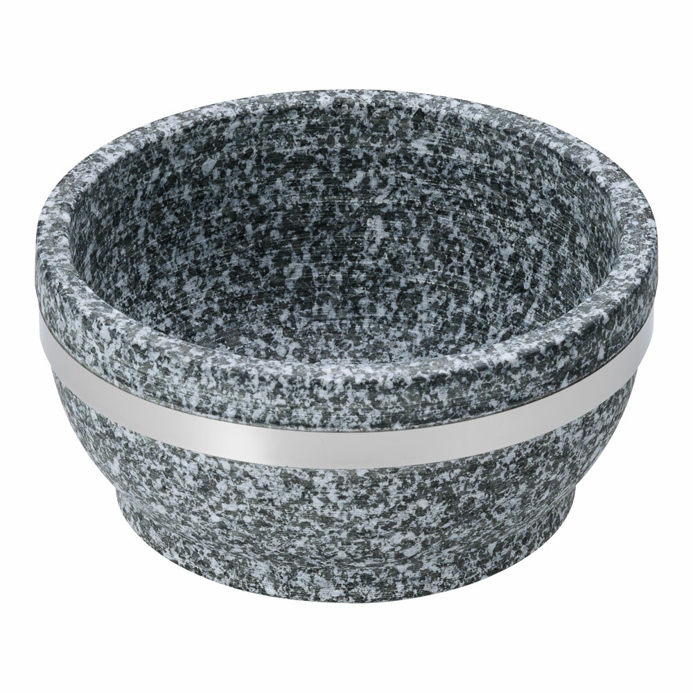 長水石焼ピビンバ器補強付き／YS−0115B　15cm