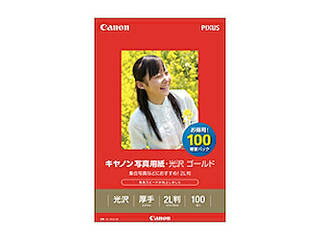 CANON キヤノン 写真用紙・光沢 ゴールド 2L判 100枚 GL-1012L100 2310B034