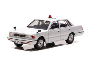ヒコセブン 1/43 日産 セドリック (YPY30改) 1985 神奈川県警察高速道路交通警察隊車両 (覆面 白) H7438502