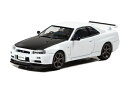 ヒコセブン 1/43 日産 スカイライン GT-R VspecII N1 (BNR34) 2000 White CN430001