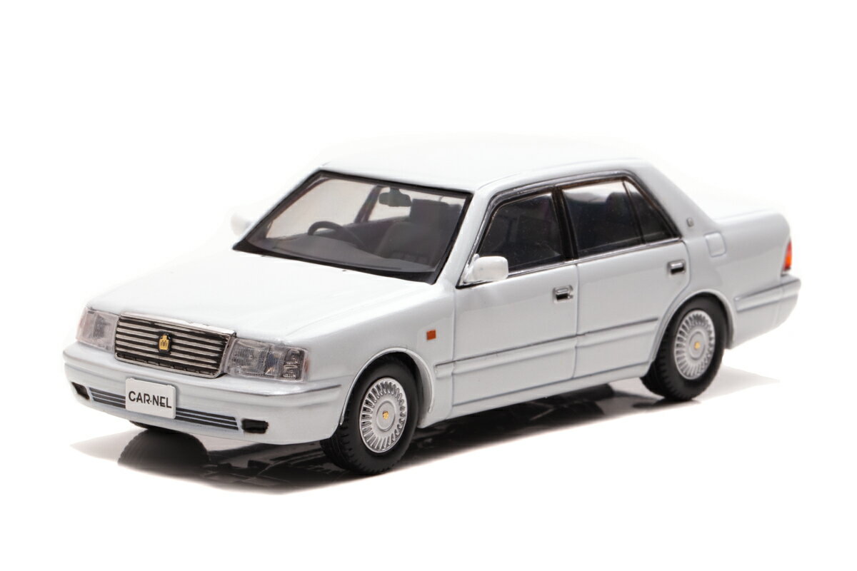 ヒコセブン 1/43 トヨタ クラウン ロイヤルサルーン G (JZS155) 1999 Crystal White Pearl Shine CN439901