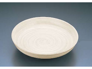 アルミ電磁用ドラ鉢　白刷毛目／尺5