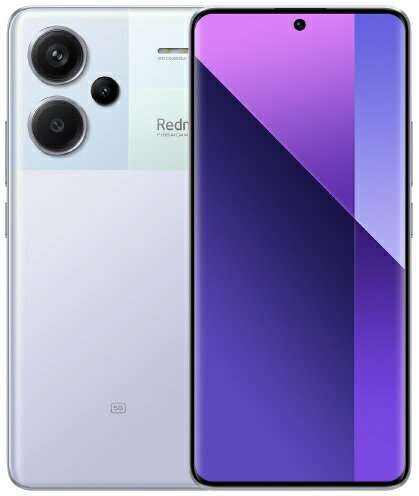 Xiaomi シャオミ 6.7型SIMフリースマートフォン Redmi Note 13 Pro+ 5G Aurora Purple 8+256GB MZB0GXCJP 単品購入のみ可 同一商品であれば複数購入可 クレジットカード決済 代金引換決済のみ