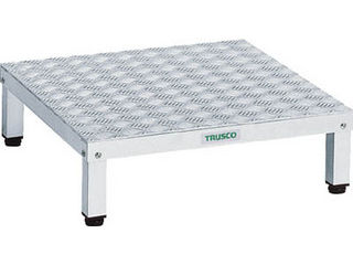 TRUSCO/トラスコ中山 【代引不可】高床用アルミ製ステップ 600X450XH190～220 TFSH-0645AL