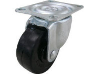 YUEI CASTER ユーエイ キャスター自在車　25径ゴム車輪／G-25R