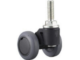 TOKYO PARTS/東京パーツセンター ねじ込み式双輪キャスターエラストマー車 荷重117.6 白 CABF75UW