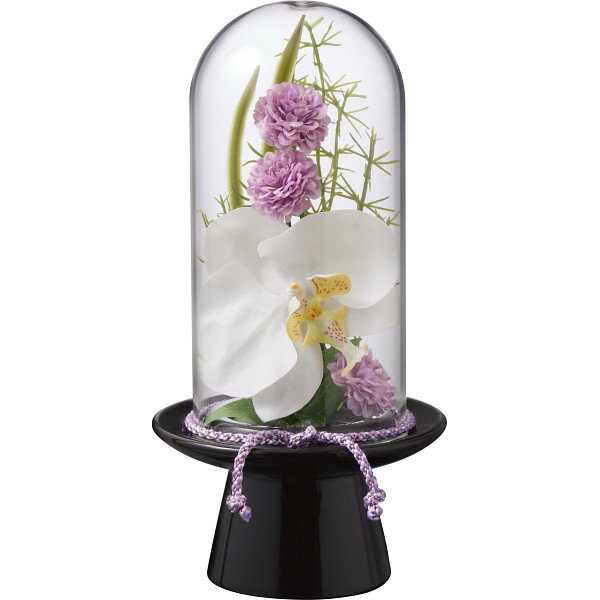 ★★★プリマ ガラスドーム供花 胡蝶蘭(造花)
