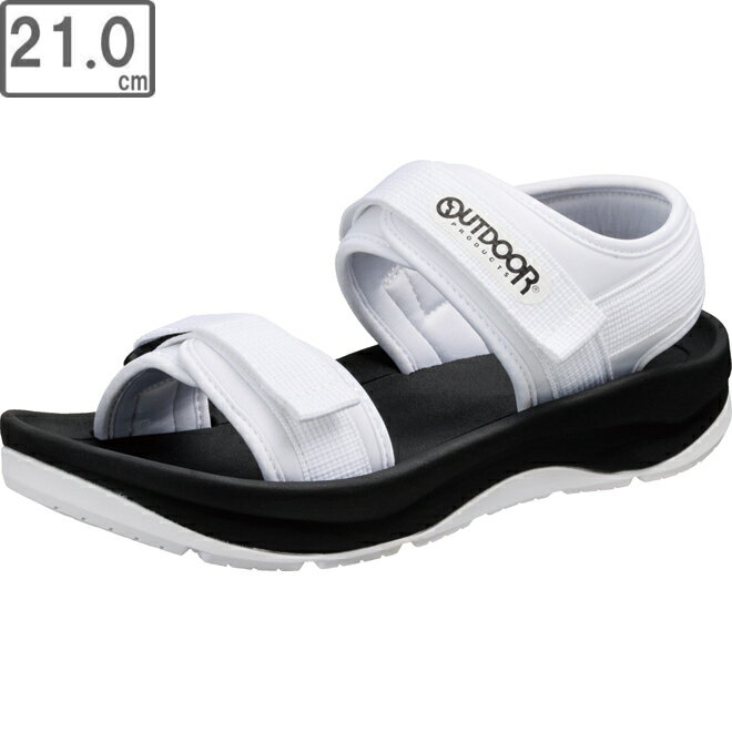 ASAHI/アサヒシューズ 【ユニセックス】アウトドアプロダクツ 706SL サンダル【21.0cm】【ホワイト】KF74551