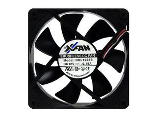 XINRUILIAN（X-FAN） 120mm超低速ファン 1700rpm 120X120X25mm RDL1225S（17SP）