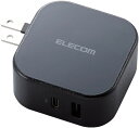 ELECOM エレコム スマホ・タブレット用AC充電器/PD準拠/20W+12W/USB-C1ポート/USB-A1ポート/ブラック MPA-ACCP20BK