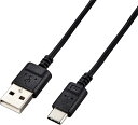 ELECOM GR USB Type-CP[u/X}zp/USB(A-C)/ɍ/1.5m/ubN MPA-ACX15BK