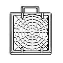 【納期にお時間がかかる場合があります】 TOSHIBA 東芝 掃除機 クリーナー フィルター枠 41459550 【純正品・新品】(2)