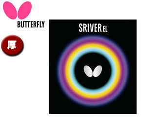 バタフライ Butterfly 05380-278 裏ラバー SRIVER EL（スレイバー EL）  （ブラック）