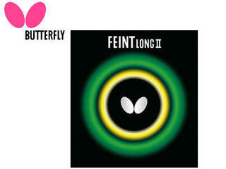 バタフライ Butterfly 00300-006 ツブ高ラバー FEINT LONG II 超極薄（フェイント ロング2 超ゴクウス） （レッド）