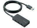 ELECOM GR USB3.0 HUB/ACA_v^t/Ztp[/4|[g/ubN U3H-A408SBK