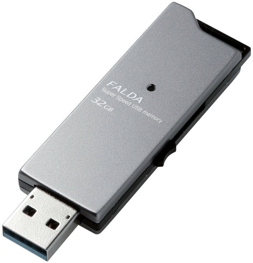 ELECOM エレコム 納期未定 高速USB3.0メモリ(スライドタイプ) 32GB ブラック MF-DAU3032GBK