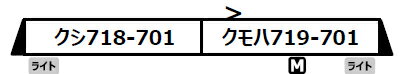 MICRO ACE }CNG[X 719n700ԑ t[eBAӂ 2Zbg A7042 O\ LZs