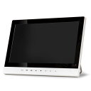 TEES ティーズ PD-M111-WH(ホワイト) 防水11.1型ポータブルDVDプレーヤー(2)