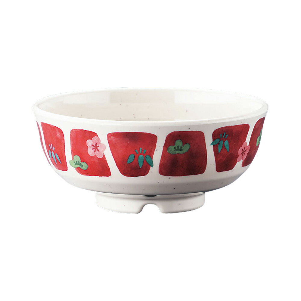 関西合成樹脂工業 万年 メラミン どんぶり碗 花音