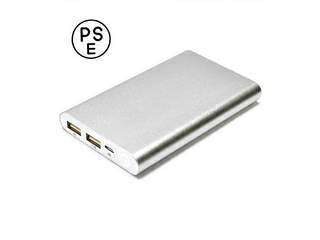 日本トラストテクノロジー 【PSE取得済み】Mobile Power Bank 8000 シルバー MPB-8000SV 日本トラストテクノロジー 【PSE取得済み】Mobile Power Bank 8000 シルバー MPB-8000SV
