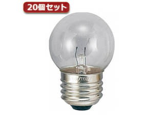 YAZAWA YAZAWA ベビーボール球 G40 E26 40W クリア10個セット G402640CX10