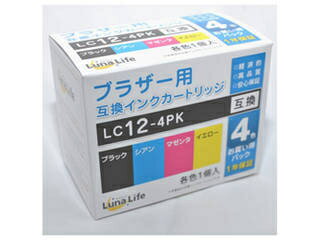 ɥӥͥץ饤 ɥӥͥץ饤Luna Life ֥饶 ߴ󥯥ȥå LC12-4PK 4ܥѥåLN BR1