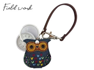 Field work/フィールドワーク 【在庫限り!】LW036-2 ふくろう ルーペ付きリードウォッチ 【キーチェーンウォッチ】【バッグチャームウォッチ】【プチプラ】【動物】【キーホルダータイプ】【ポケットウォッチ】 【und10kw】【敬老の日】【母の日】【父の日】