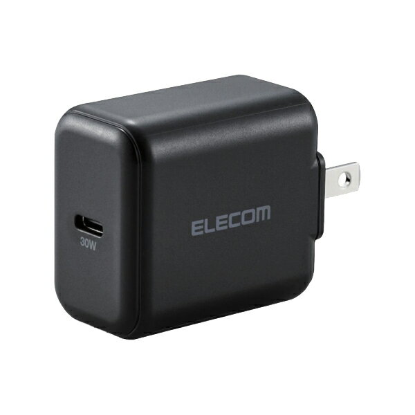 ELECOM GR m[gPCpACA_v^[ PDF 30W USB-C1|[g XCOvO ACDC-PD2130BK ubN