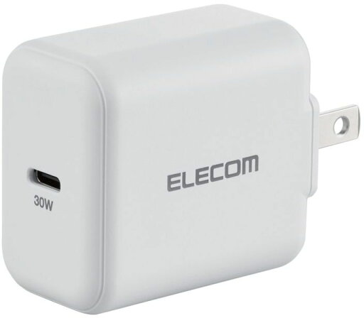 ELECOM エレコム ノートPC用ACアダプター PD認証 30W USB-C×1ポート スイングプラグ ACDC-PD2130WH ホワイト ELECOM エレコム ノートPC用ACアダプター PD認証 30W USB-C×1ポート スイングプラグ ACDC-PD2130WH ホワイト