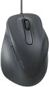 ELECOM エレコム マウス/EX-G/2023年モデル/右手専用/Mサイズ/有線/5ボタン/抗菌/静音設計/ブラック M-XGM30UBSKBK(2)