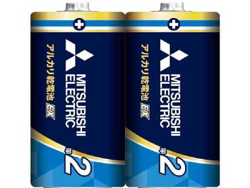 MITSUBISHI 三菱 LR14EXR/2S アルカリ乾電池EX 単2形(2個入) MITSUBISHI 三菱 LR14EXR/2S アルカリ乾電池EX 単2形(2個入)