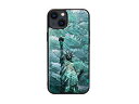 ikins ikins 天然貝ケース for iPhone 14 Plus 自由の女神 背面カバー型 I23598i14M