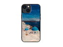ikins ikins 天然貝ケース for iPhone 14 Plus サントリーニ島 背面カバー型 I23599i14M