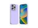 araree araree MagSafe対応シリコンケース TYPOSKIN for iPhone 14 Pro ライラックパープル 背面カバー型 AR24690i(3)