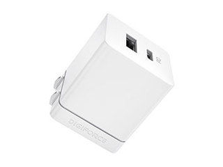 デジフォース デジフォース Cube キューブ型PD充電器 20W 1A1C ホワイト D0061WH