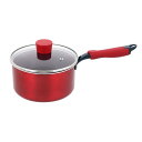 Bestco ベストコ ベストコ 片手鍋 ソースパン 18cm レッド IH対応 NM-112 デリシャスサインエボルト