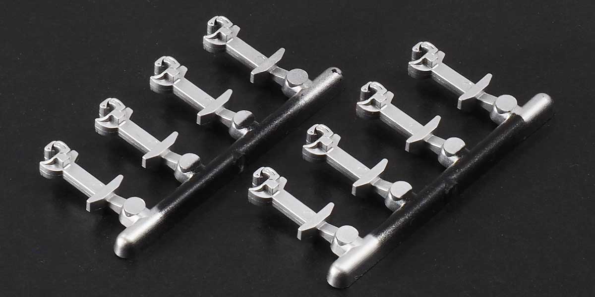 GREENMAX グリーンマックス ダミーカプラー（自連・長・シルバー）8119