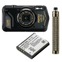 PENTAX ペンタックス WG-8 ブラック+TE-2 エクステンションアダプター+DB-110 充電式バッテリーセット【wg8set】