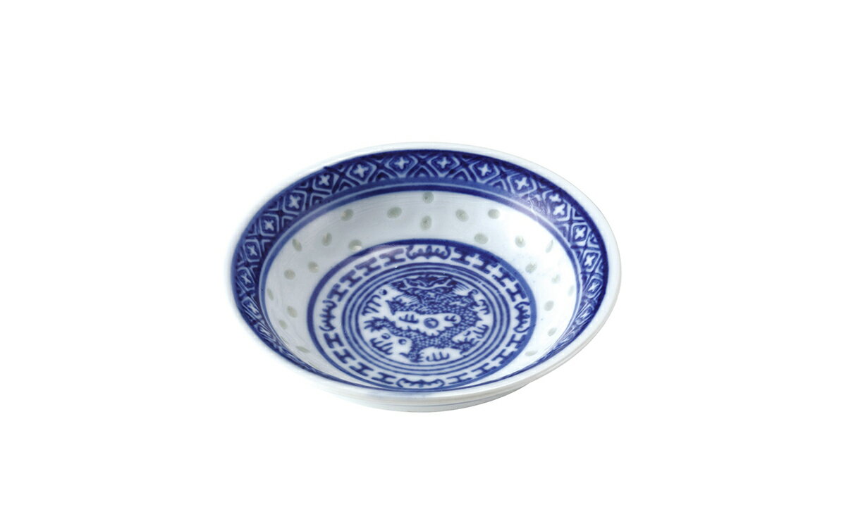 KANDA カンダ ホタル陶器［龍］ 調味皿（味石葉）4インチ