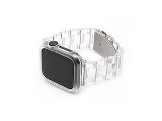 WEARPLANET WEARPLANET 保護ケース付きクリアチェーンバンド for Apple Watch 45mm クリア WP23102AW WEARPLANET WEARPLANET 保護ケース付きクリアチェーンバンド for Apple Watch 45mm クリア WP23102AW